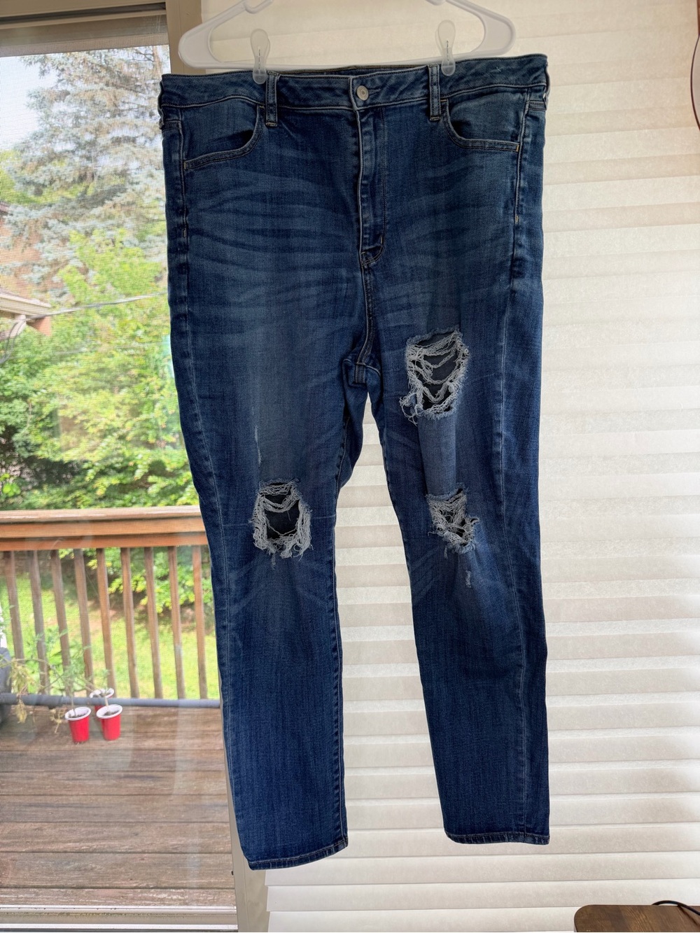 American Eagle Outfitters Blue Stretch Denim Jeans